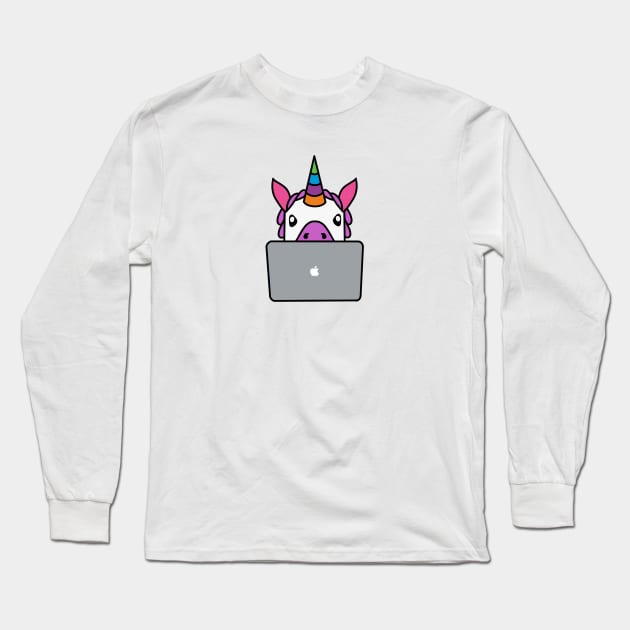 Unicorn Apple WWDC 2020 Long Sleeve T-Shirt by Apple